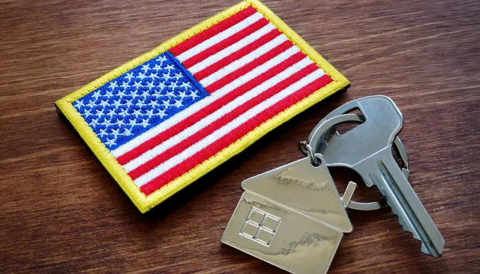 American Flag Patch With Key